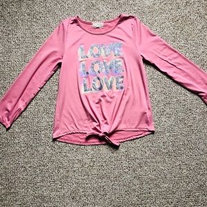 Girls btween Love Shirt.  Size 12.